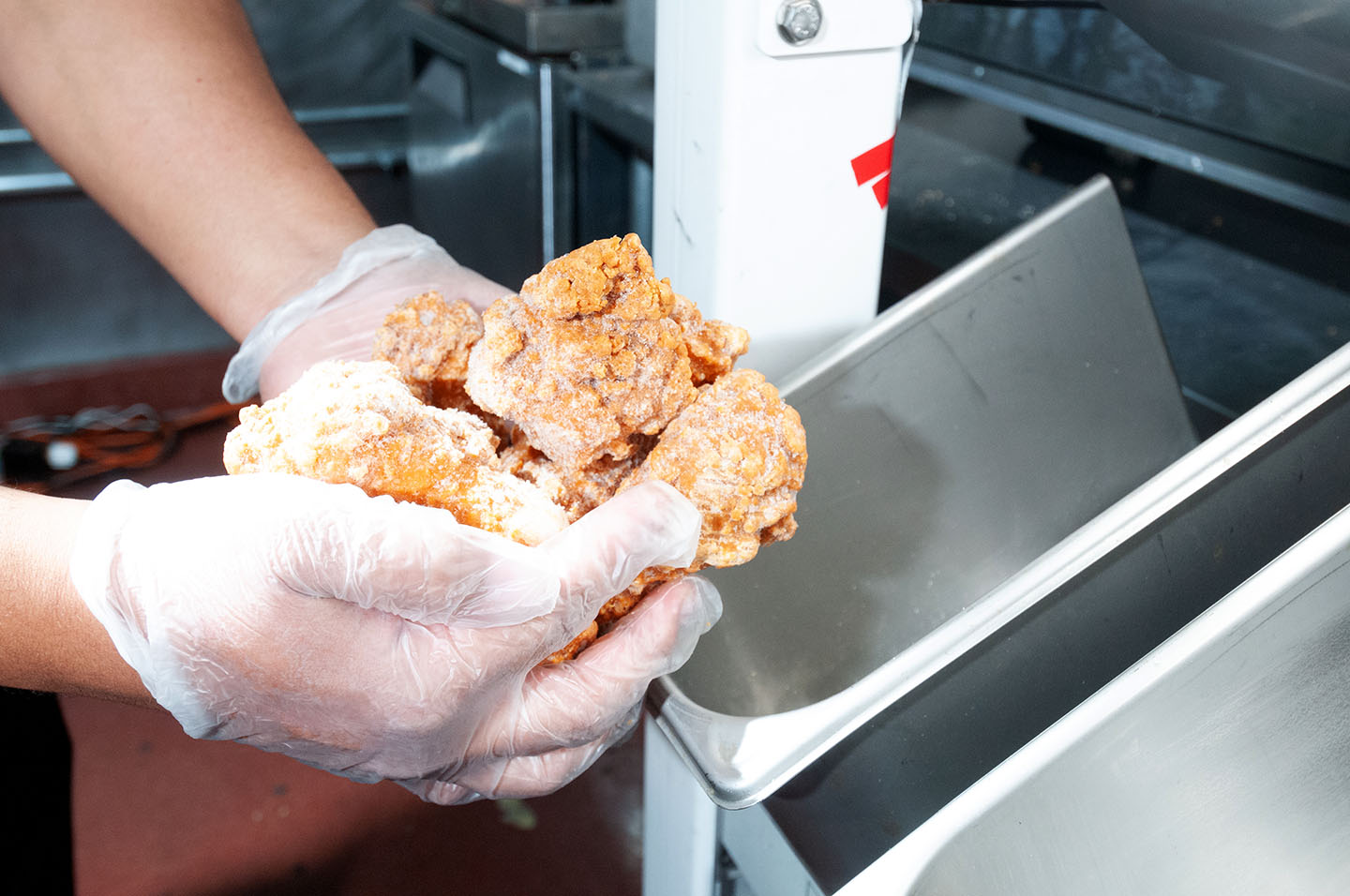 Miso Robotics Flippy 2 Putting Frozen Wings into AutoBin