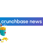 Crunchbase News logo with a robot holding french fries